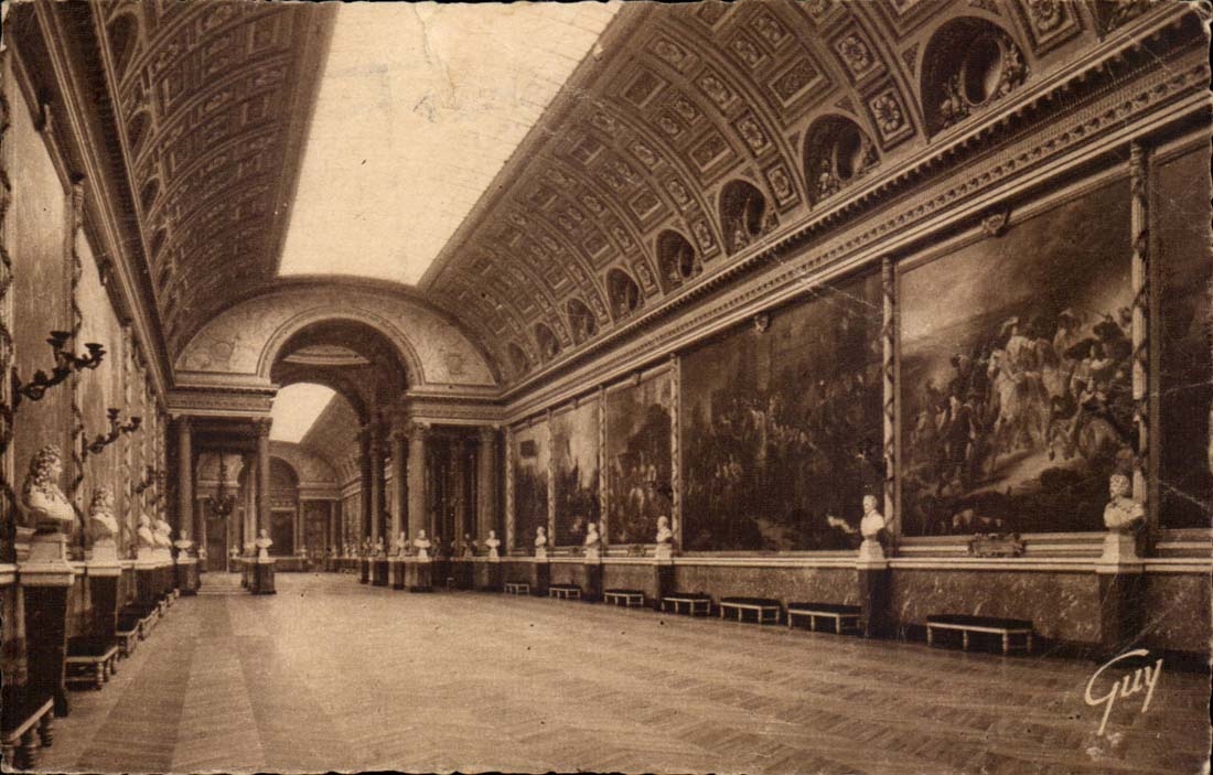 Versailles CPA the castle Gallery of the Battles