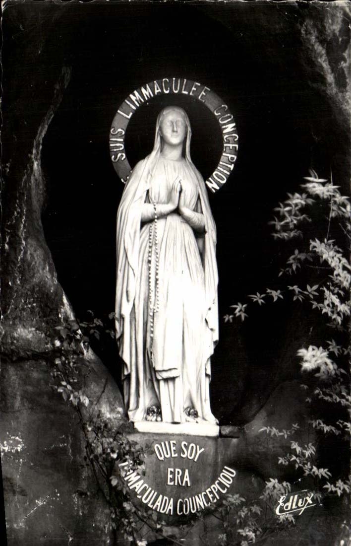 Lourdes CPA the virgin and the cave