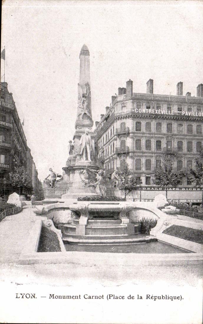 Denkmal Carnot (Ort Lyon-CPA der Republik)