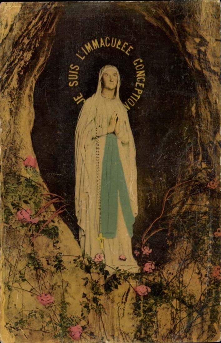 Lourdes CPA the virgin of the cave