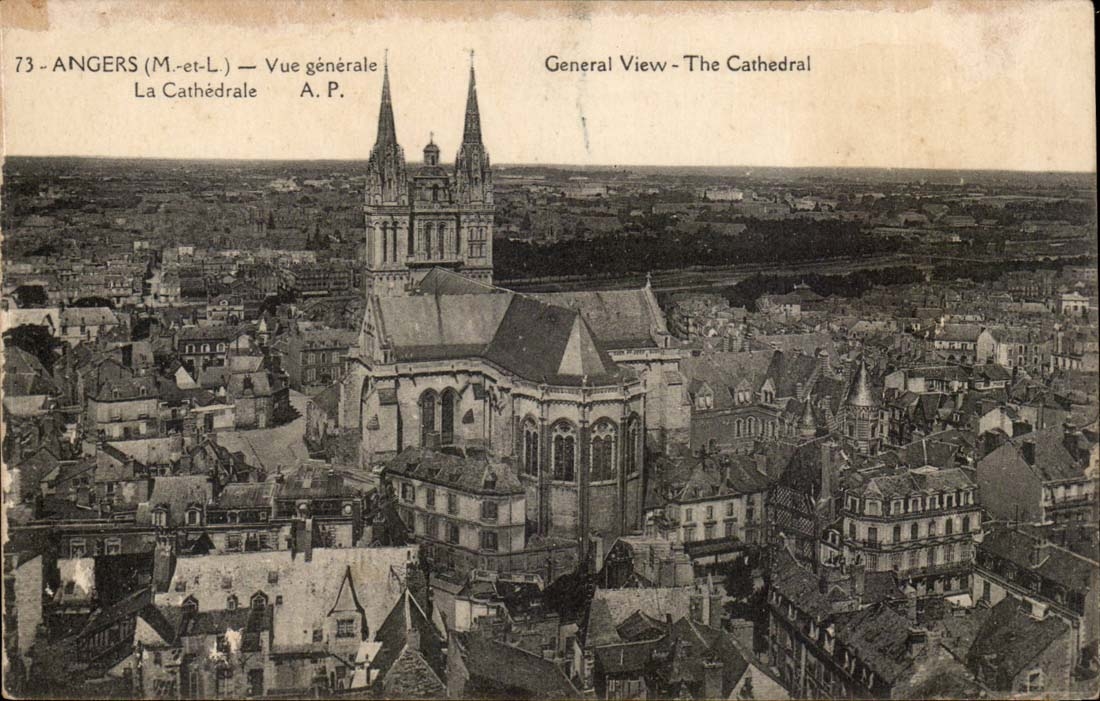 Angers CPA View the cathedral