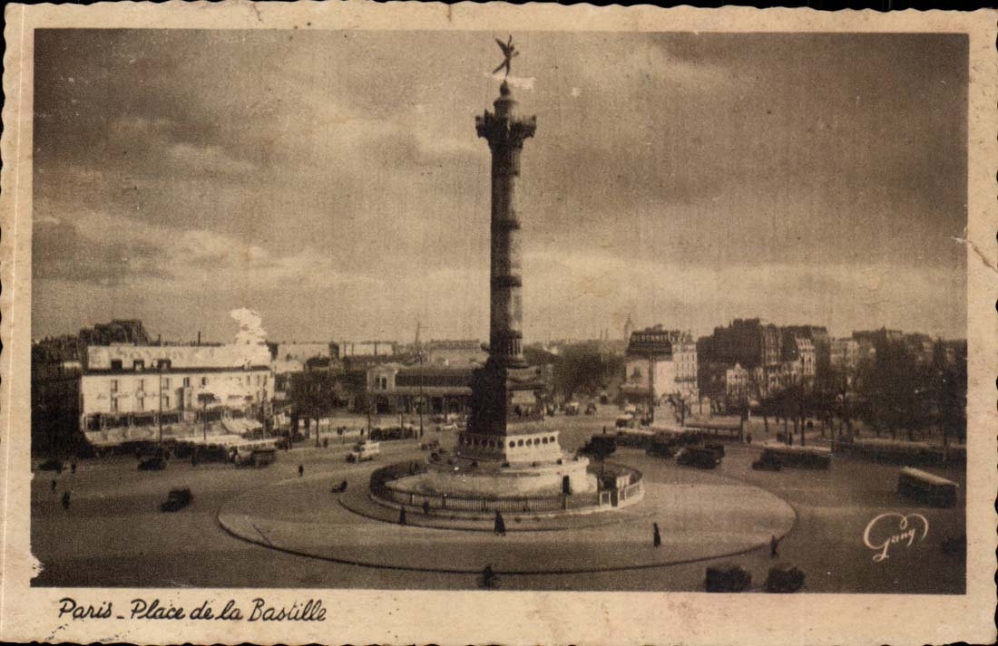 Paris CPA Places Bastille