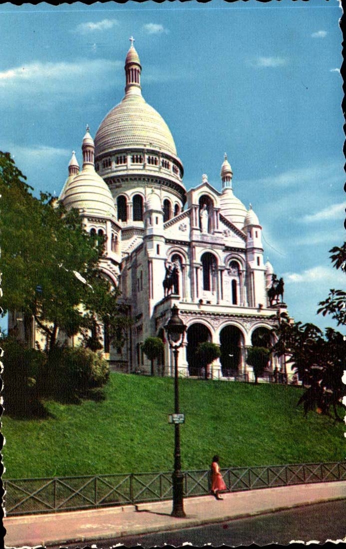 Paris CPA La basilique du SAcre Coeur Montmartre