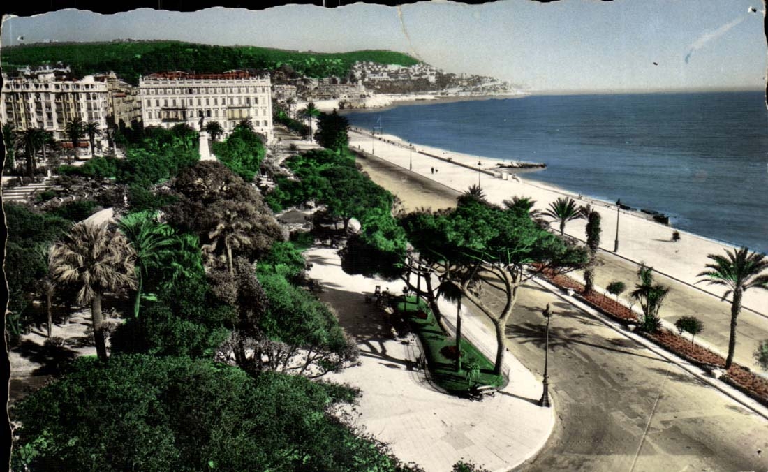 Nice CPA Seen on the gardens Albert 1st