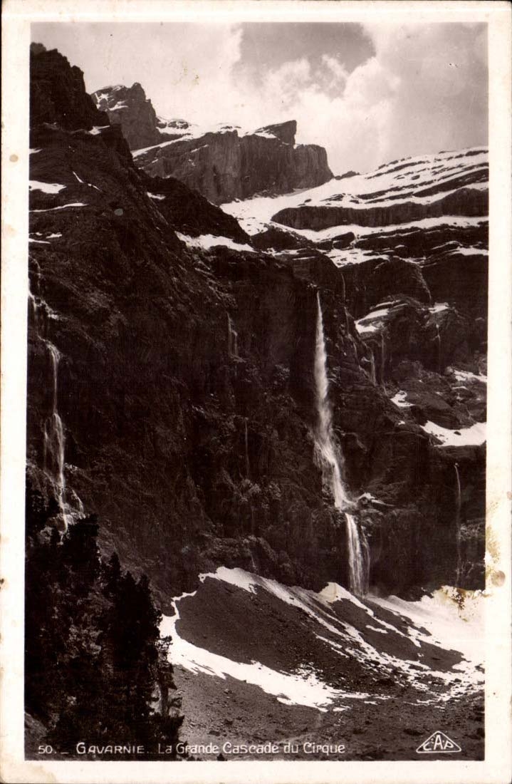 Gavarnie CPA the large cascade of the circus