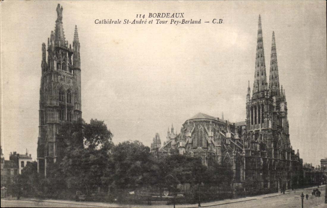 Bordeaux CPA Cathedral St Andre and Turn Pey Berland
