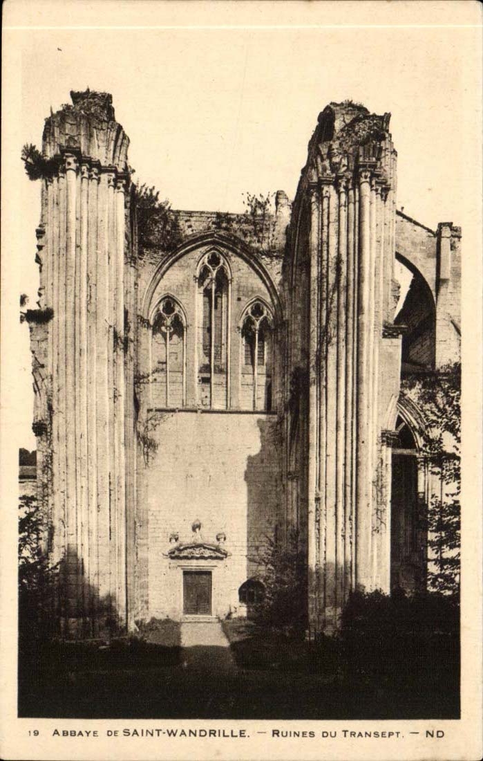 CPA Abbey of Saint Wandrille Ruins of the transept