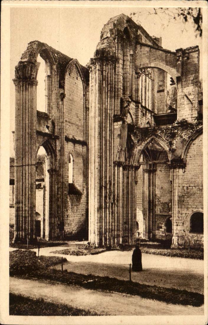CPA Abbey of Saint Wandrille Ruins of the church