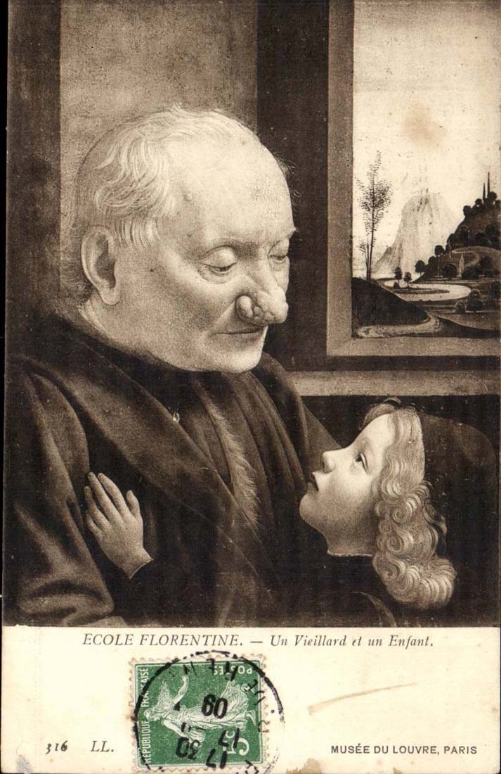 School Florentine CPA an old man and a child