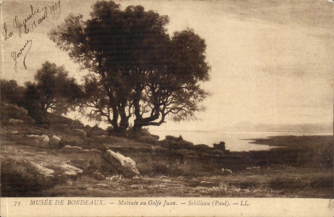 Museum of Crossbred Bordeaux CPA to the gulf Juan Sebilleau (Paul)