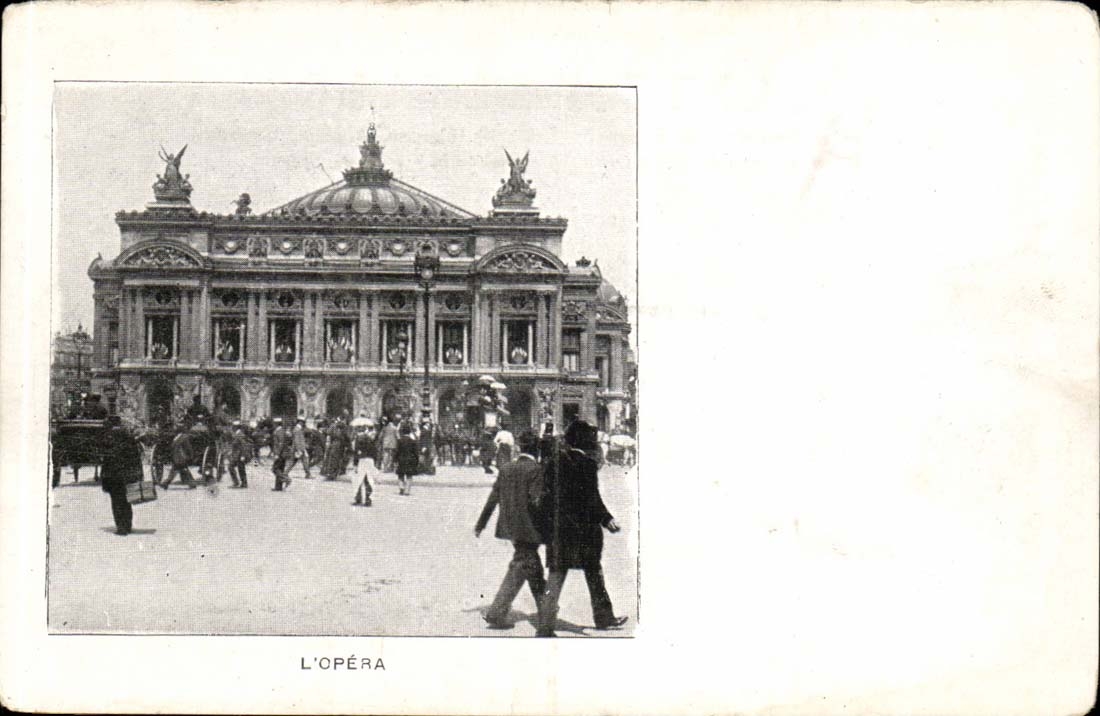 Paris CPA die Oper