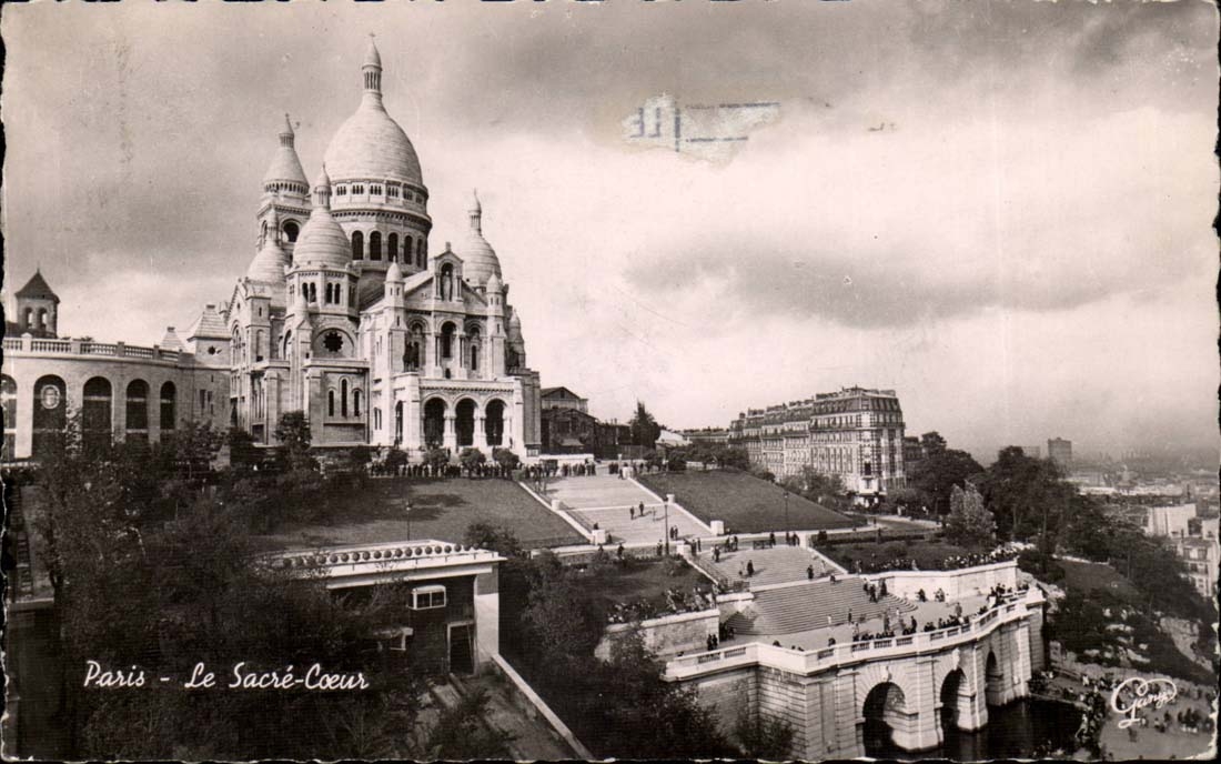 Paris CPA Basilique du Sacre Coeur de Montmartre