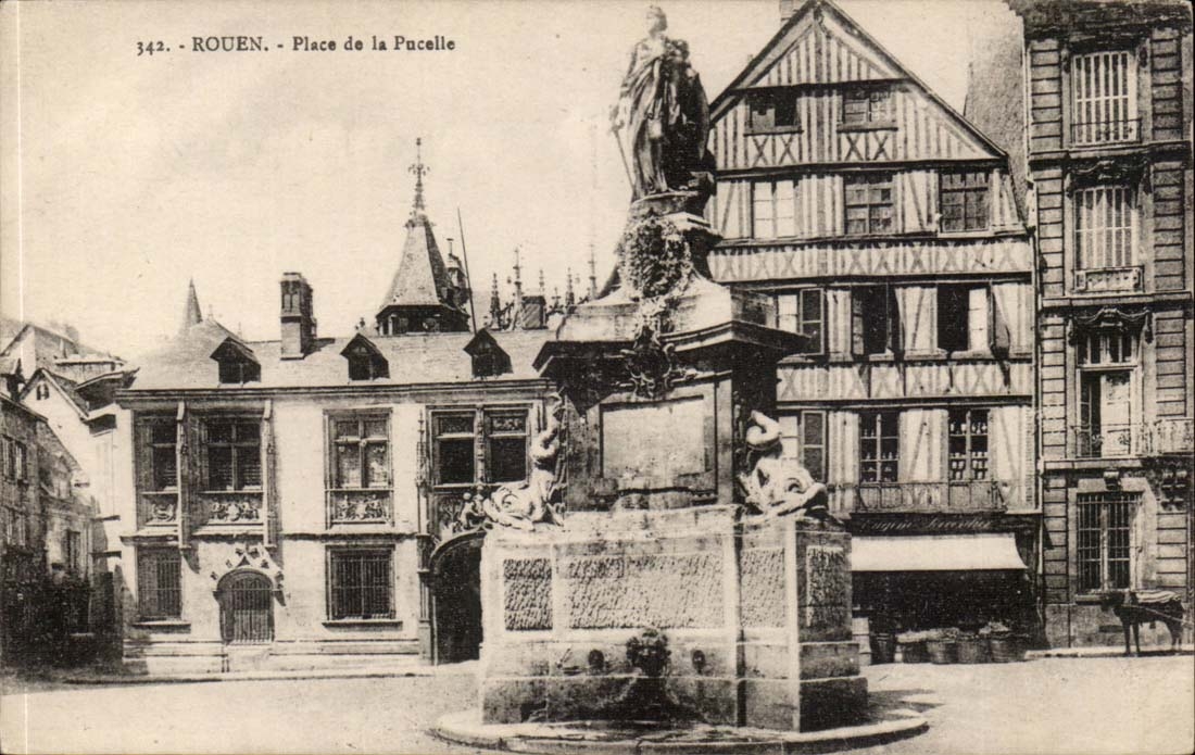 Rouen CPA Places of the Virgin (Jeanne of arc)