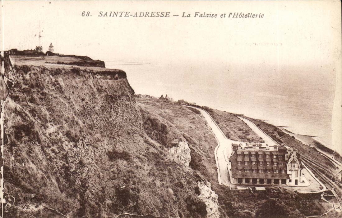 Sainte Adresse CPA La falaise et l'hotellerie