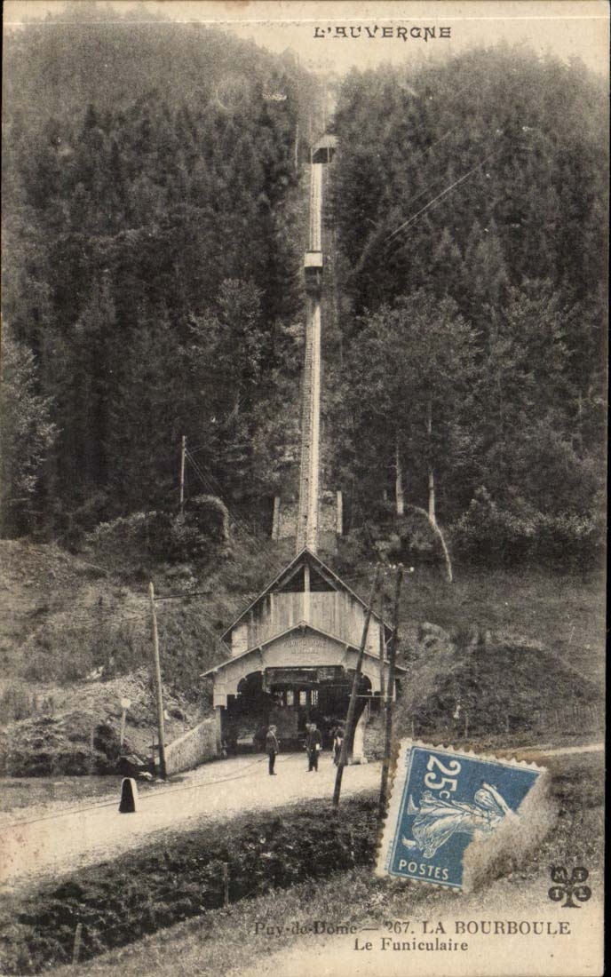 Bourboule CPA das funikulare