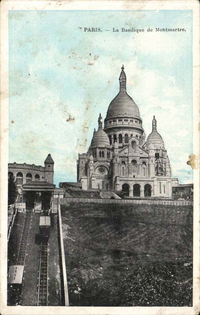 Paris CPA La basilique de Montmartre