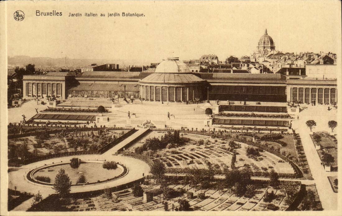 Bordeaux CPA Italian Garden with the botanical ajrdin