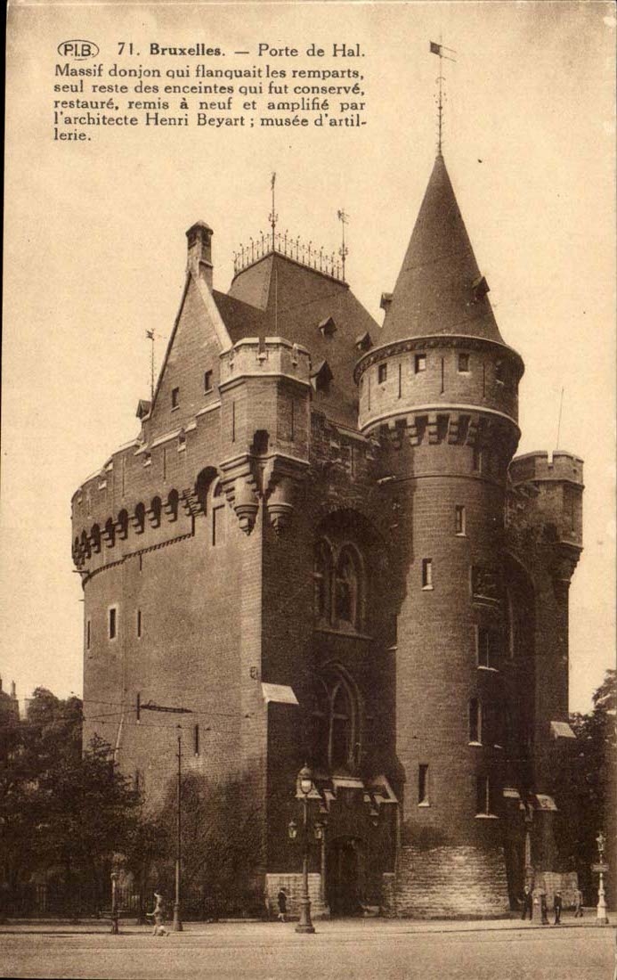 Belgie Belgien Brussel CPA Gatter von Hall