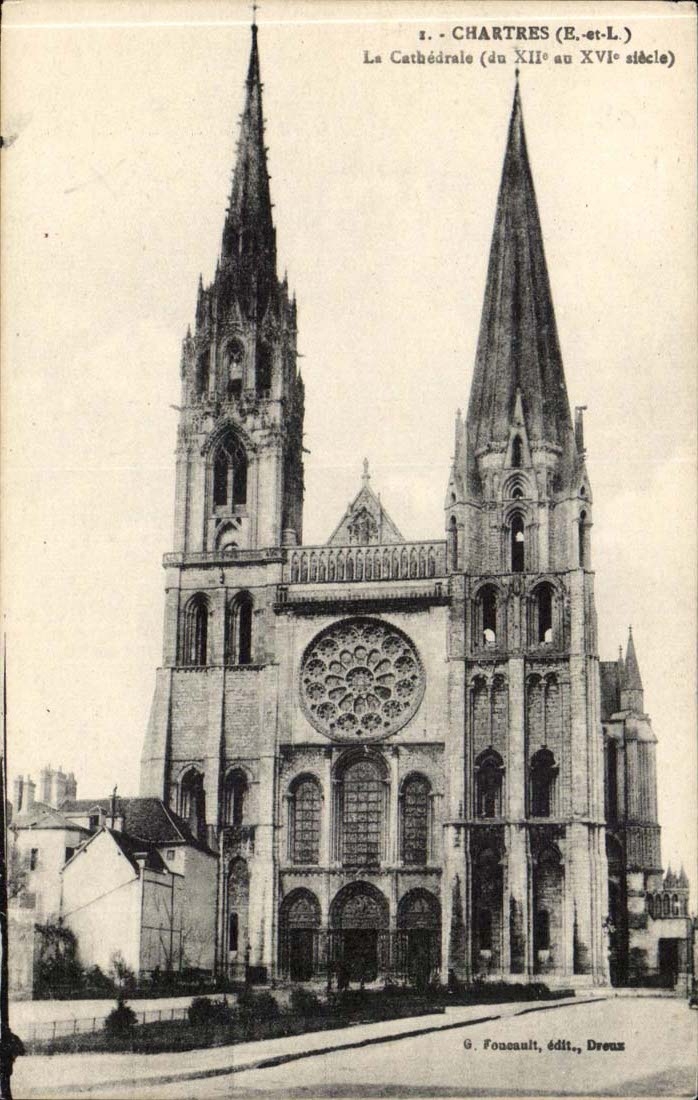 CPA Chartres the cathedral