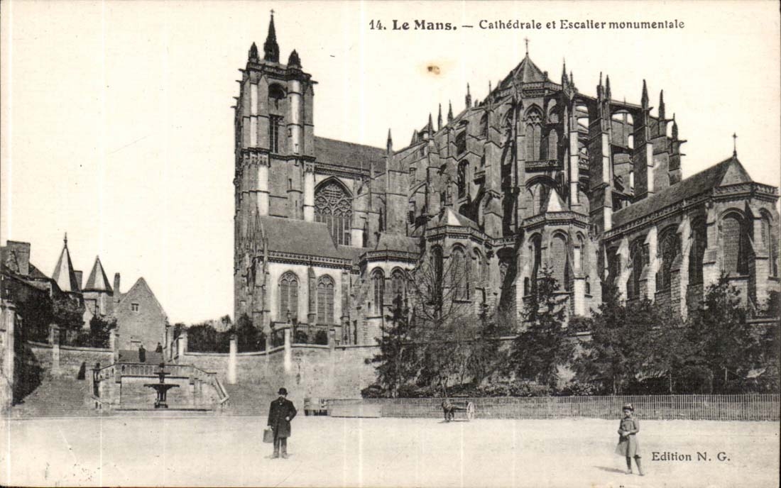 CPA bemannt Kathedrale und hervorragendes Treppenhaus