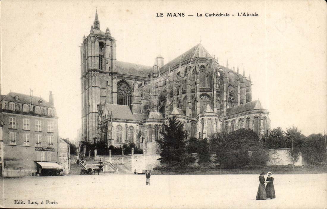 Bemannt CPA die Kathedrale der Apse