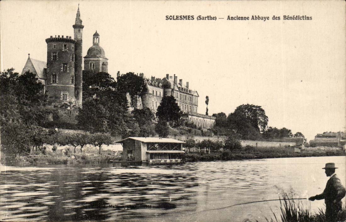 Solesmes CPA Old abbey of the Benedictines