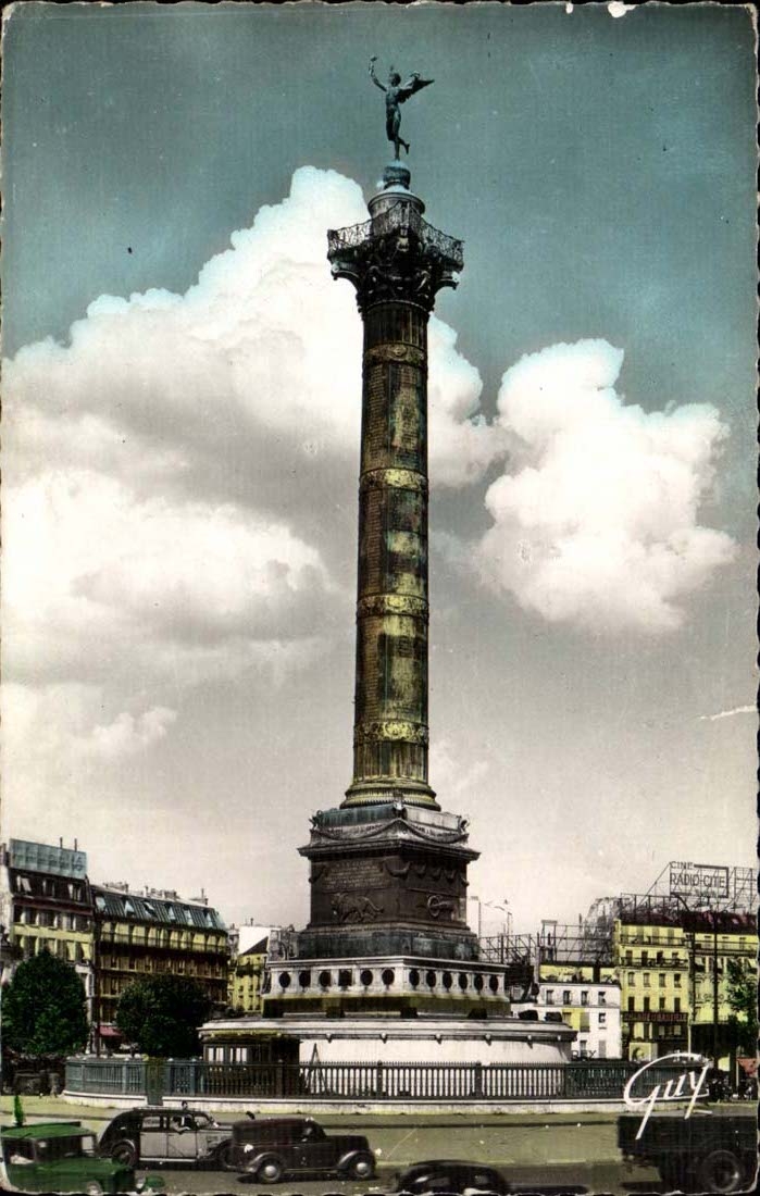 Paris CPA Places Bastille and column of July (1831 1840)