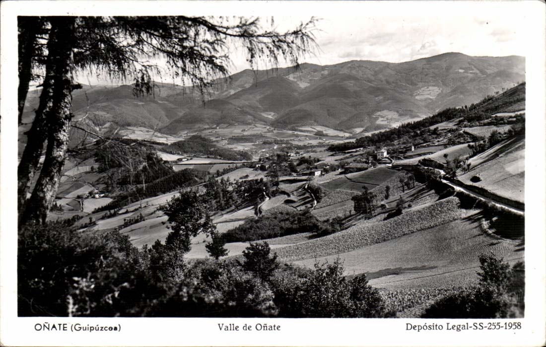 Spain Espana onate CPA Valle of onate