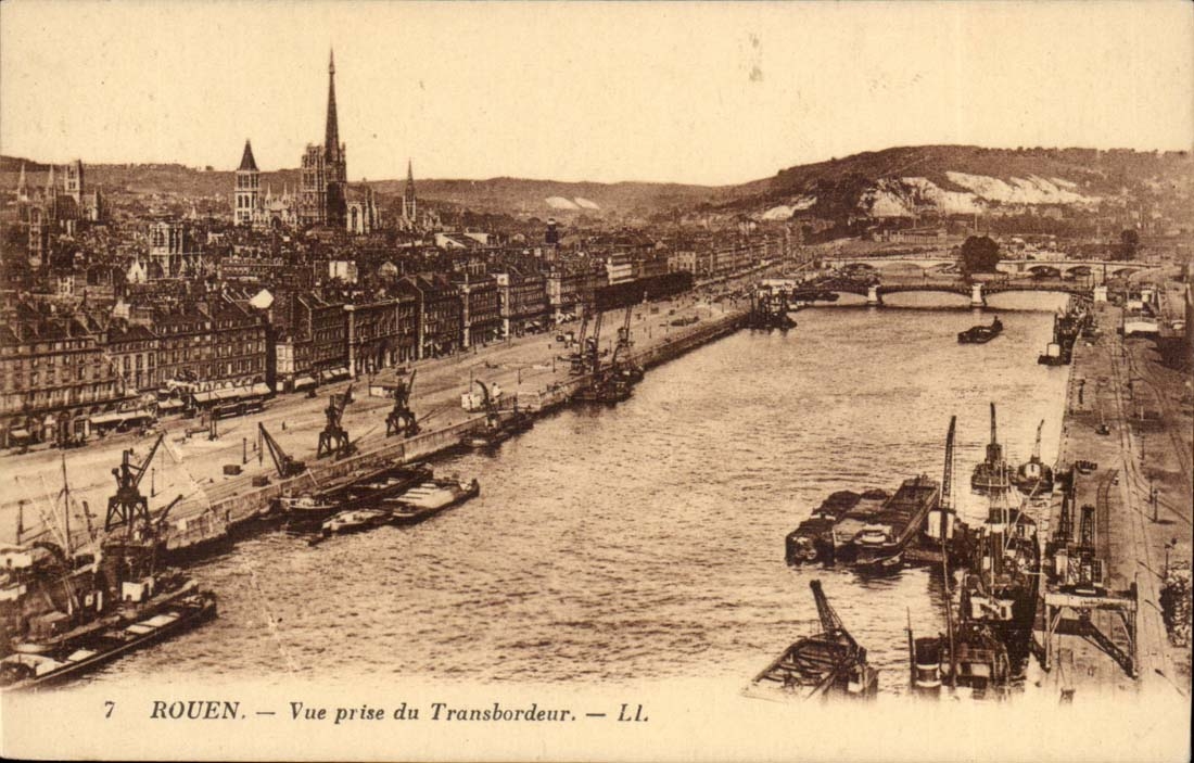 Rouen CPA Seen from of the transporter