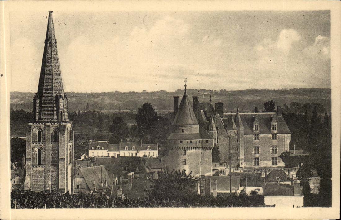 Langeais CPA Ansicht