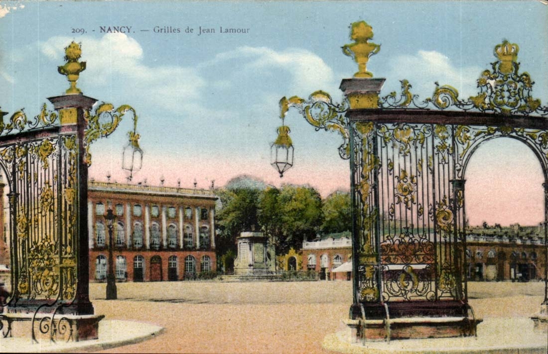 Nancy - La grille de Jean lamour - CPA 