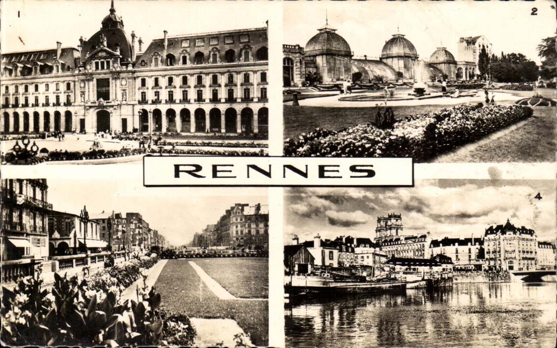 Rennes - Souvenir CPA 