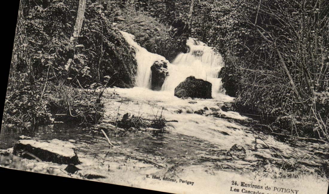 Pontigny - Cascades with the July Mount - CPA