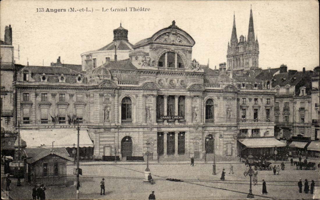 Angers - the Large Theater - CPA