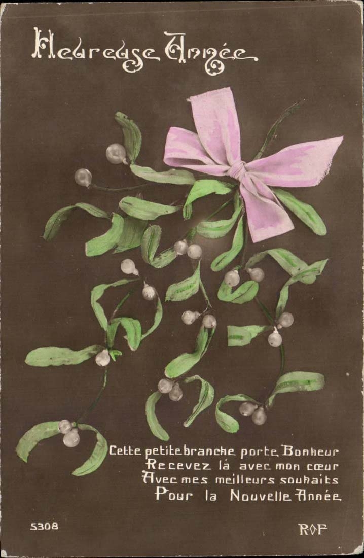 Fantasy - Festivals - Happy Year - Cette small branch carries happiness - CPA