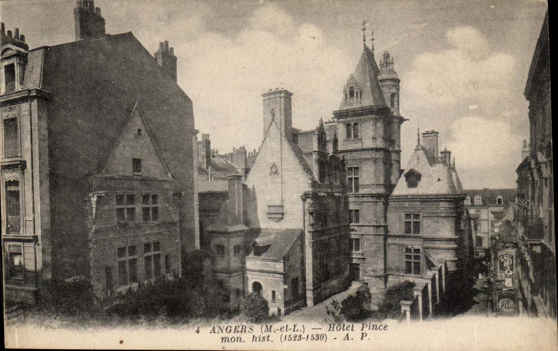 Angers - Hotel Grips historic building 1623 - CPA