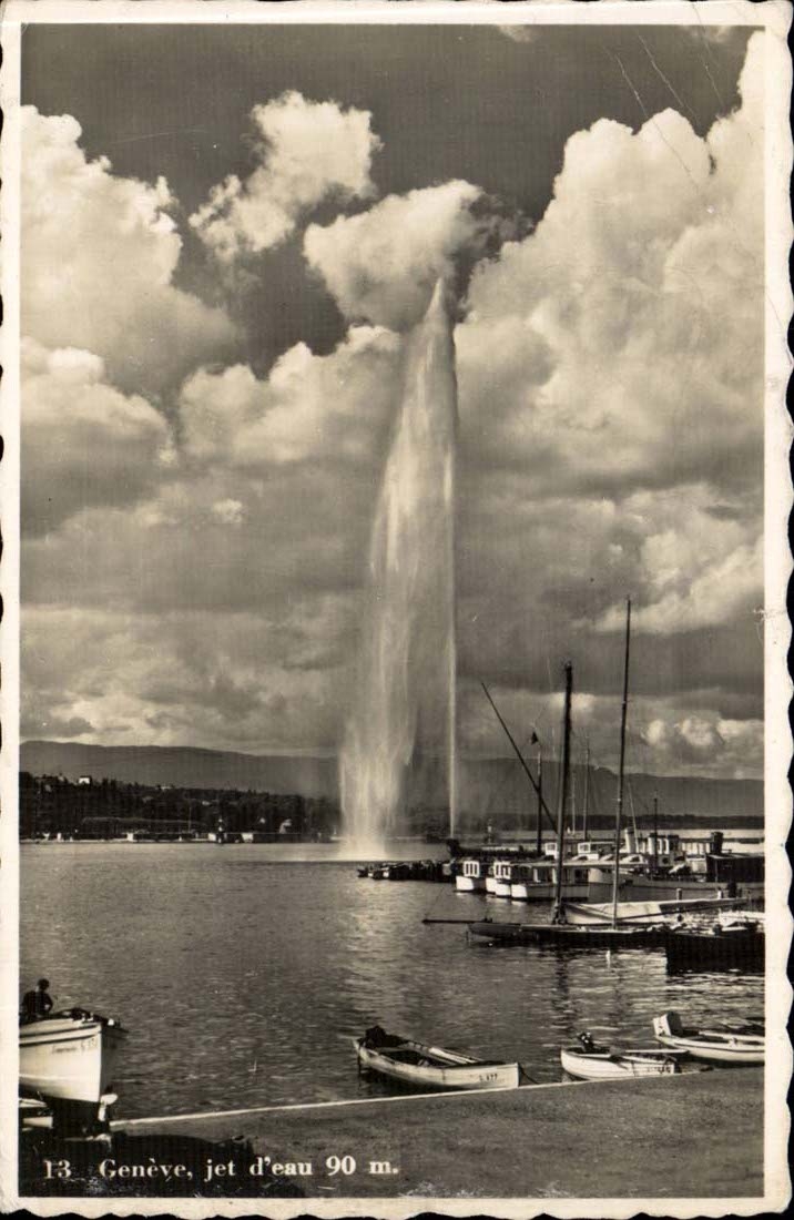 Switzerland - Schweiz - Geneva - Geneva - jet of water 90 m - CPA