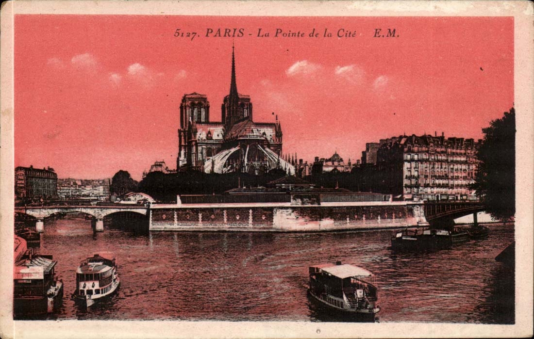Paris 1 - Der Punkt der ISCED - CPA