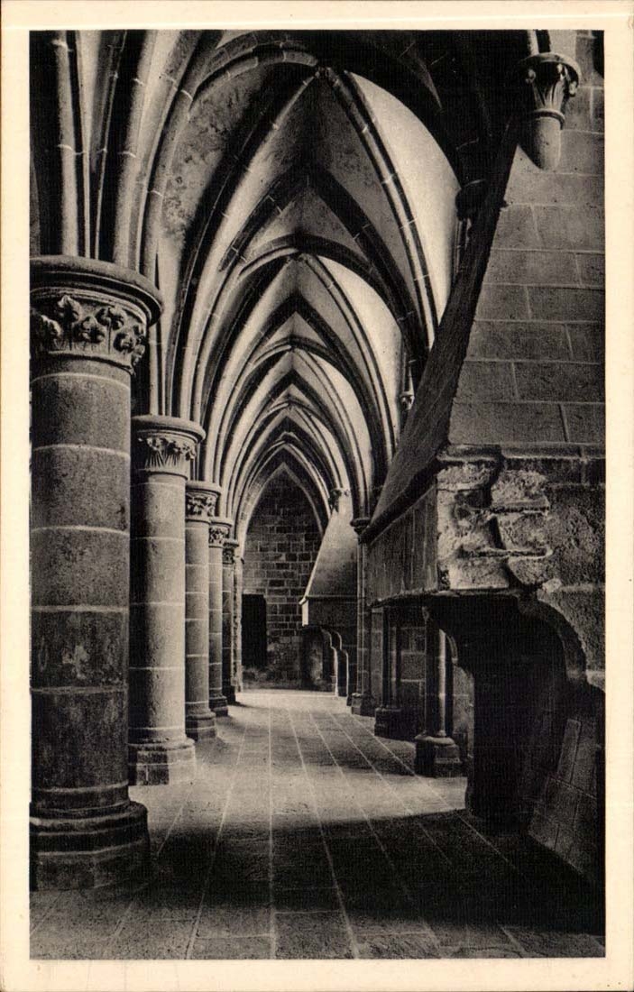 Mont Saint Michel - Span of the Room of the Knights - the CPA