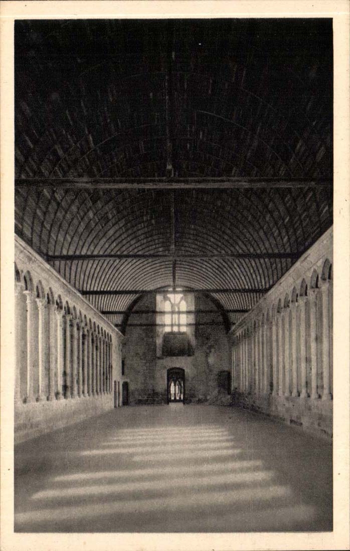 Mont Saint Michel - the Refectory - the CPA