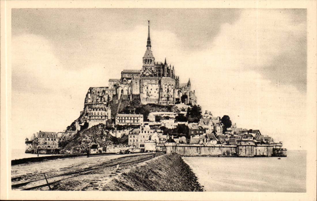Mont Saint Michel - View southern Face - the CPA