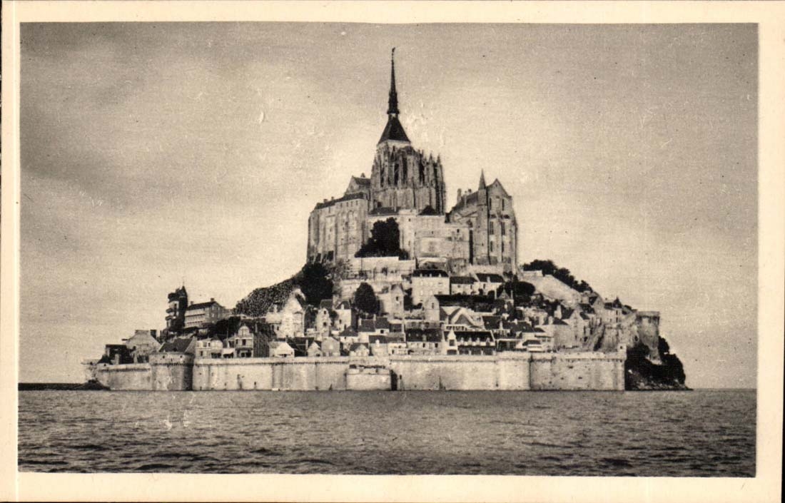 Mont Saint Michel - View - the Face Is - CPA