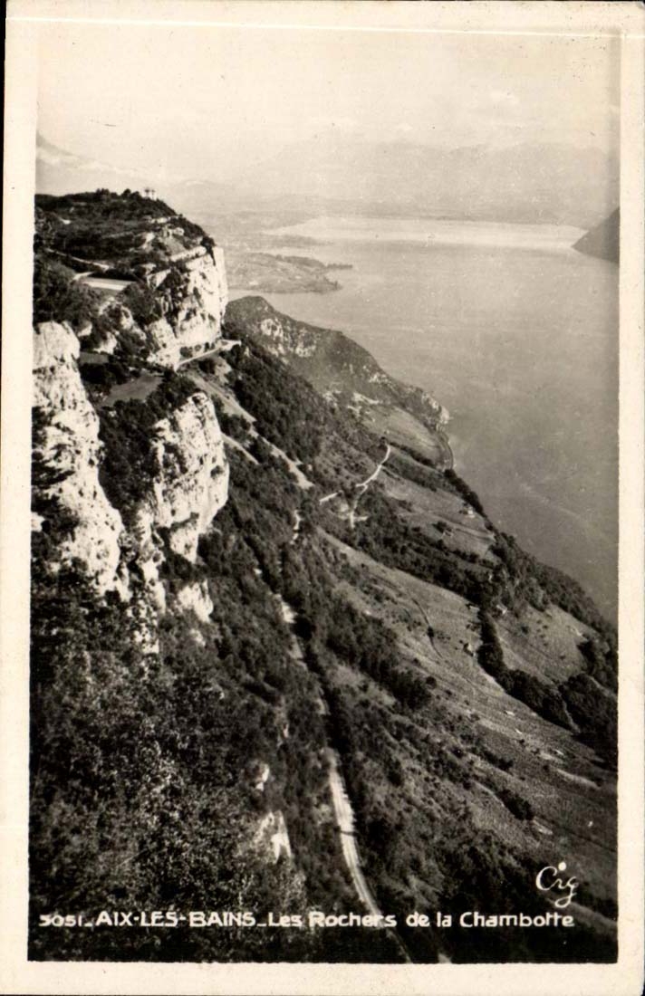 Aix-les-Bains - Ls Rochers von Chambotte - CPA
