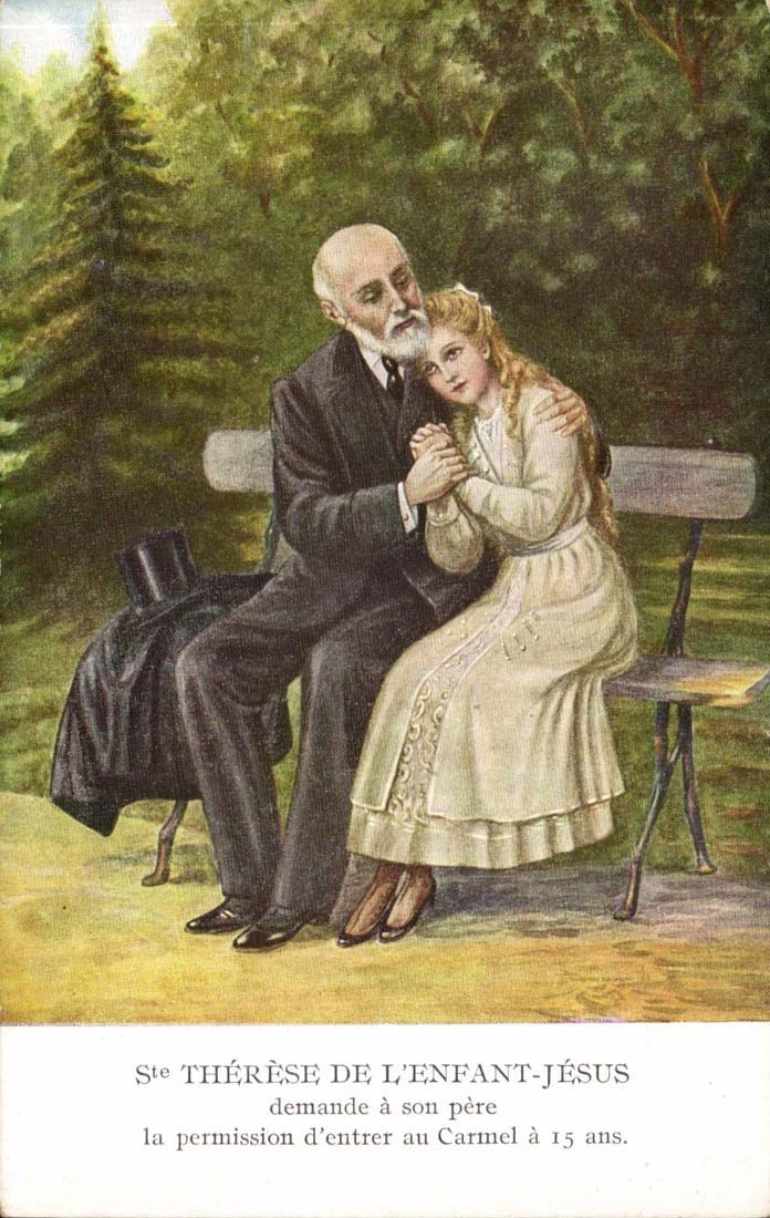 imagination - co Therese requires has his/her Father the permission to enter in Carmel is 15 years old - CPA