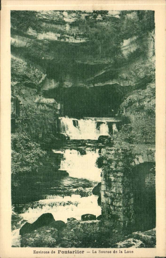 CPA Environs of Pontarlier the source of Rents