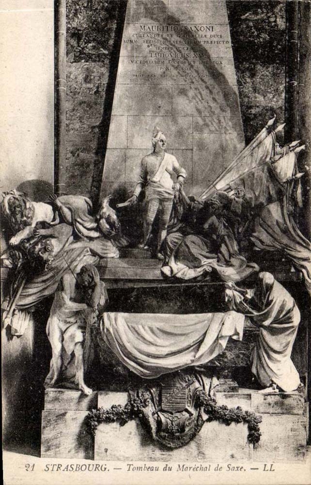 Strasbourg CPA Tomb of the Marshal of Saxony