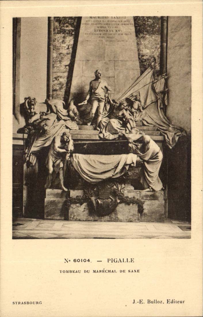 Strasbourg Pigalle CPA Tomb of the Marshal of Saxony