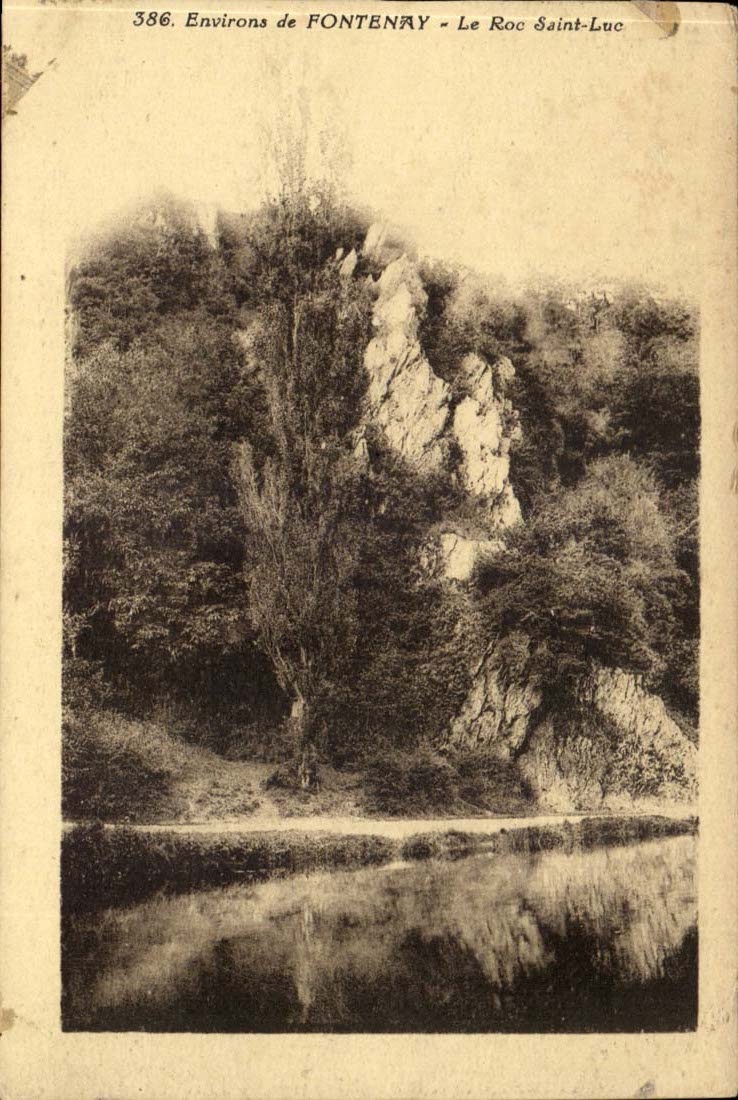 CPA Umlagerungen von Fontenay der Felsen Saint Luc