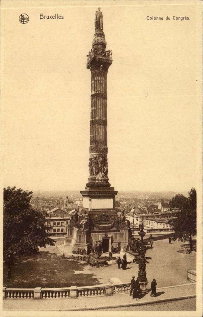 Belgie Belgien Brussel CPA Spalte der Seeaale