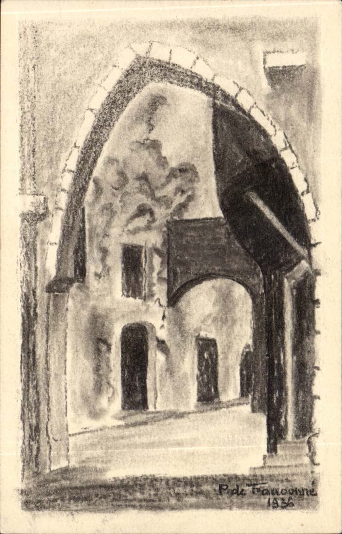 Kunste - Tabelle - Pade fauconne 1936 - CPA